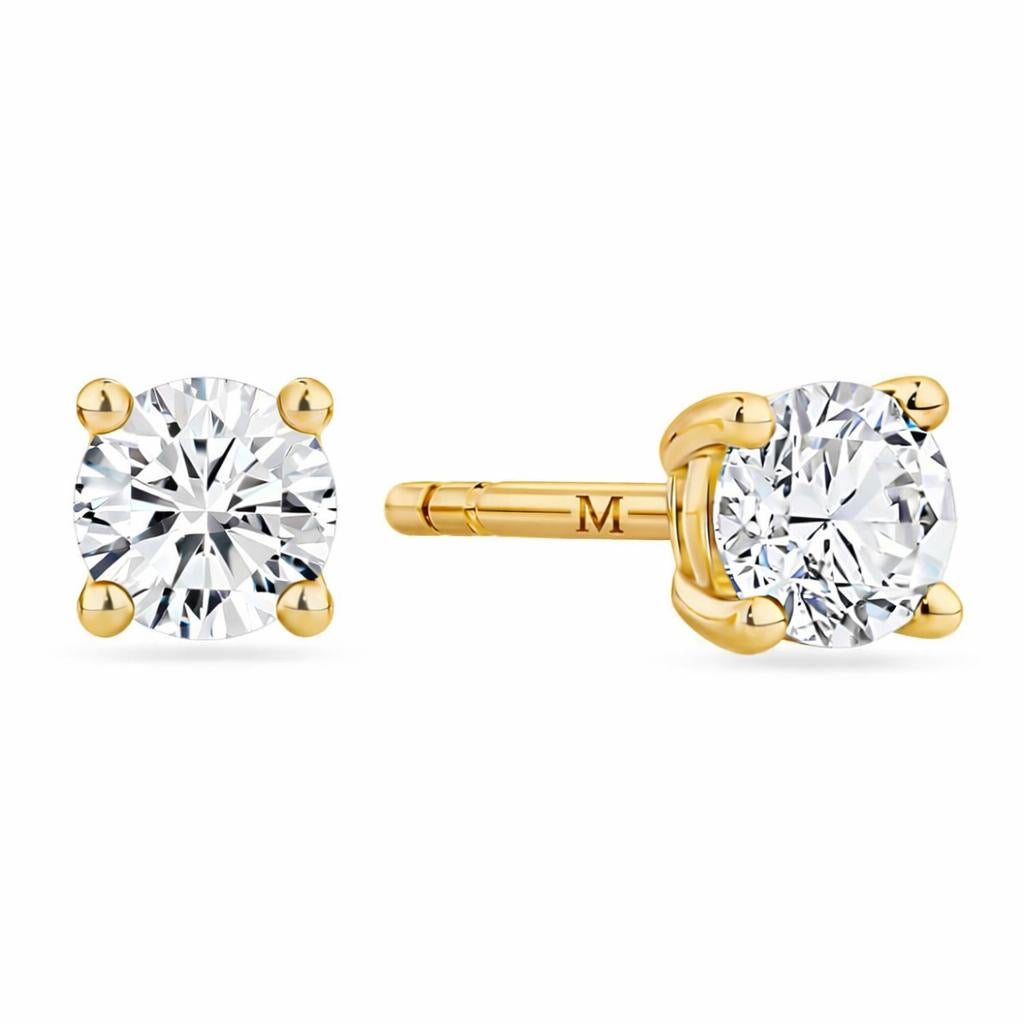 Classic Round Lab Grown Studs