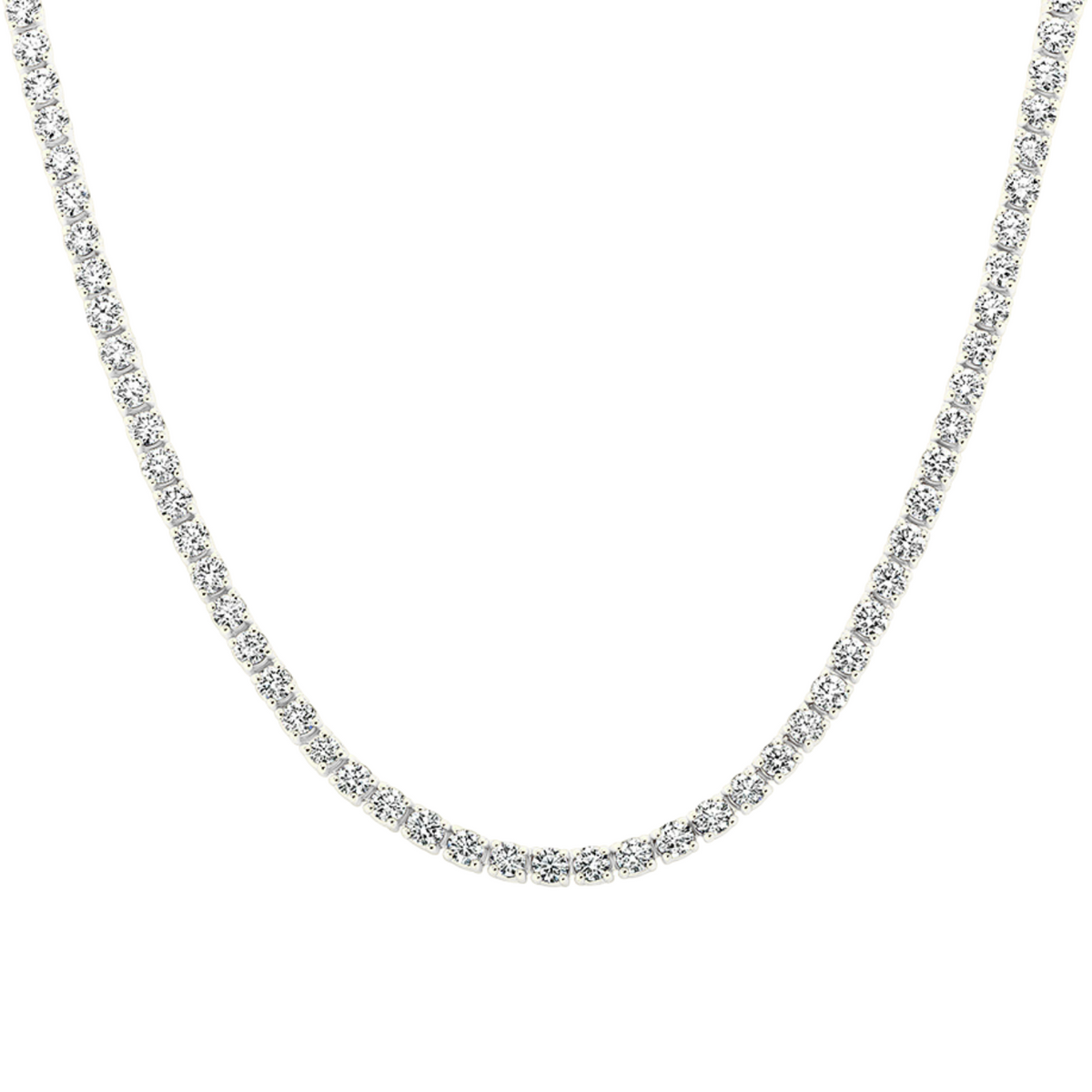 Classic Round Tennis Necklace