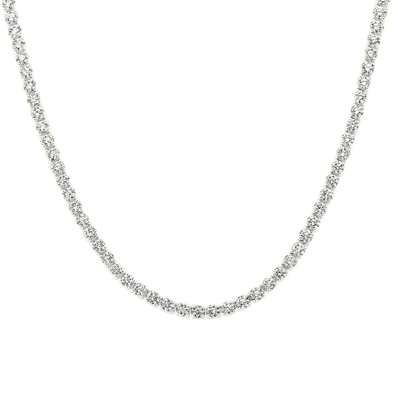 Classic Round Tennis Necklace