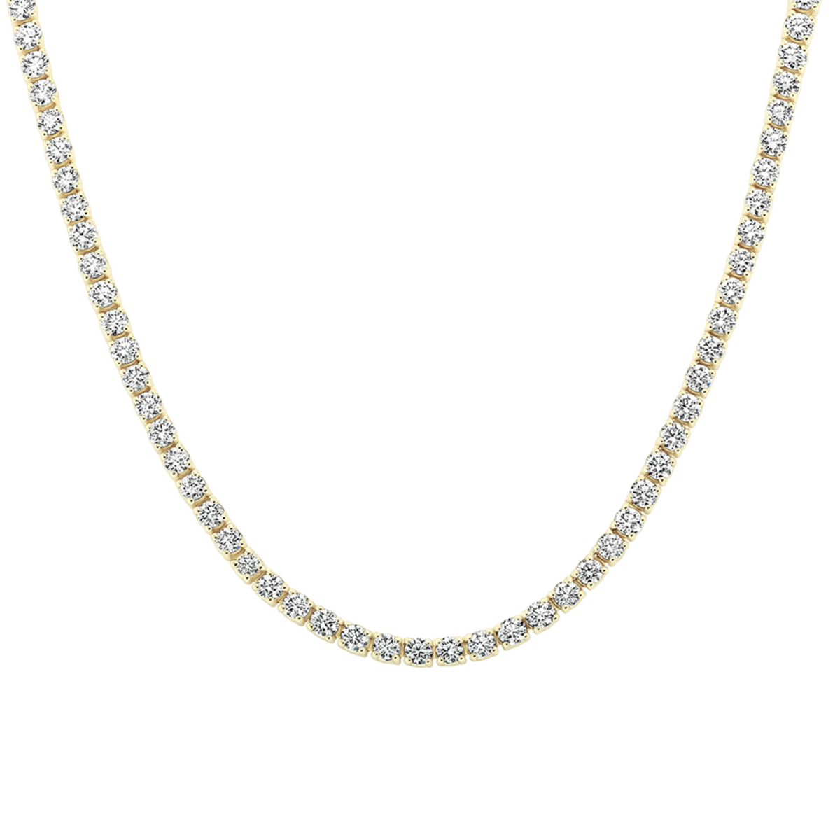 Classic Round Tennis Necklace