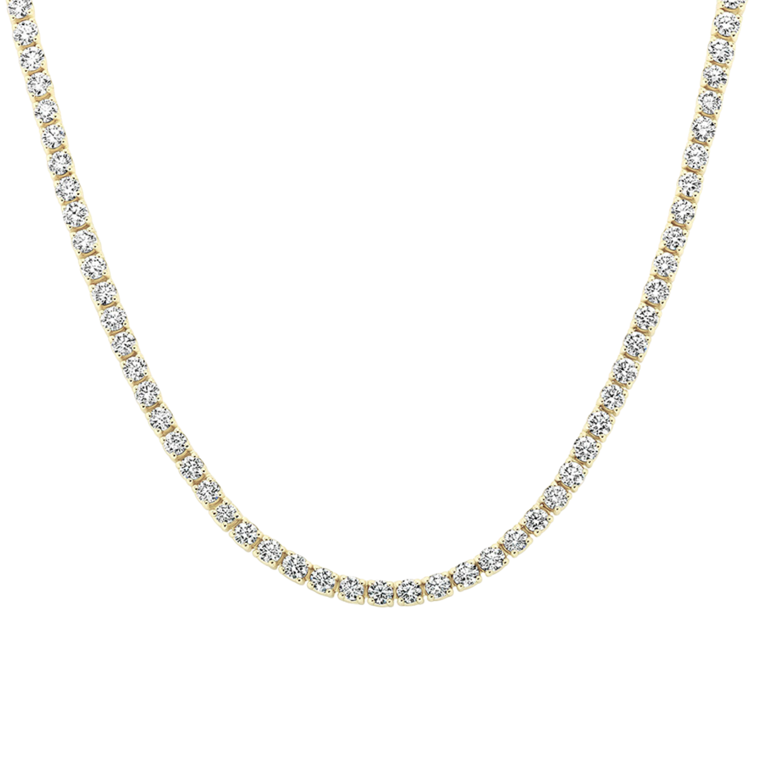 Classic Round Tennis Necklace