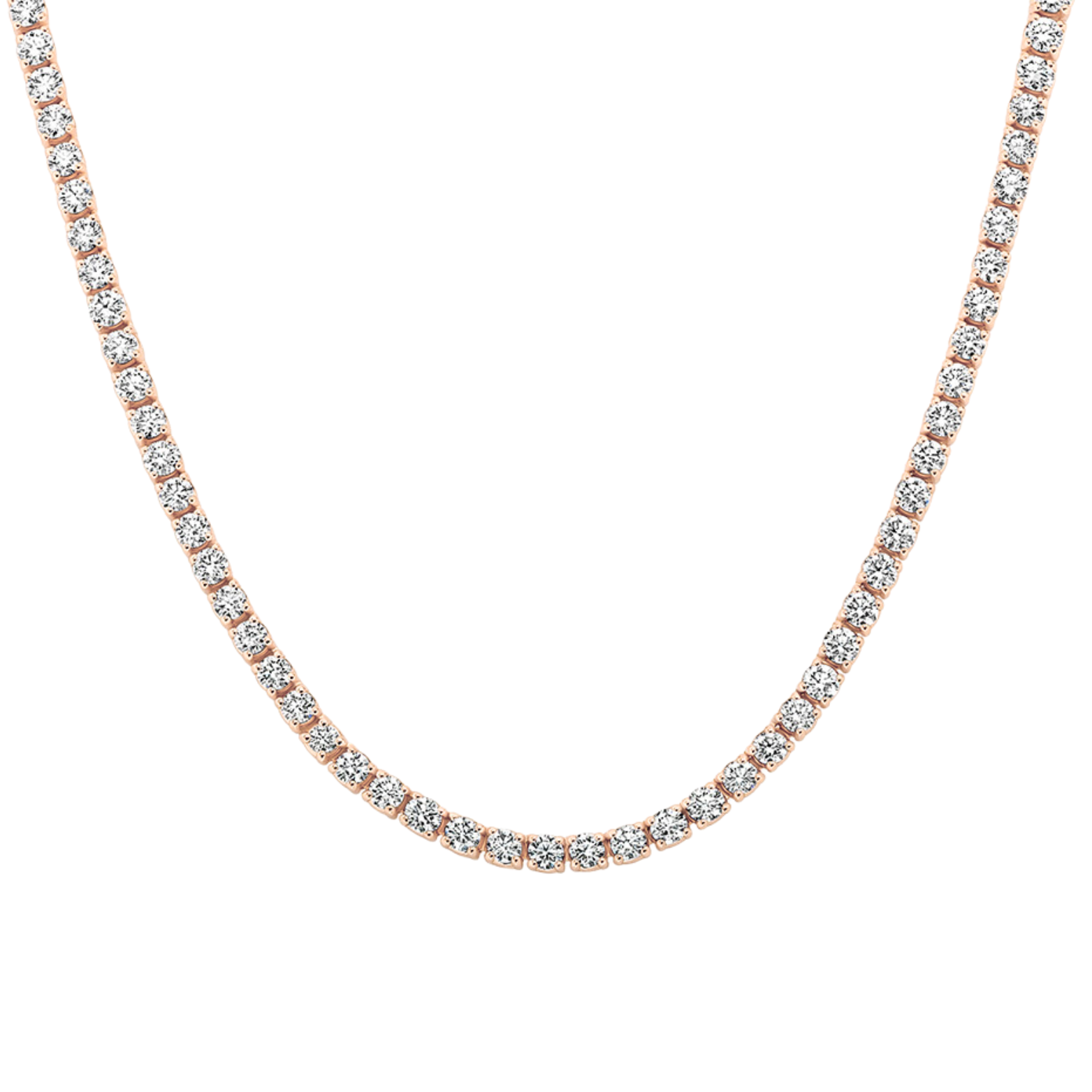 Classic Round Tennis Necklace