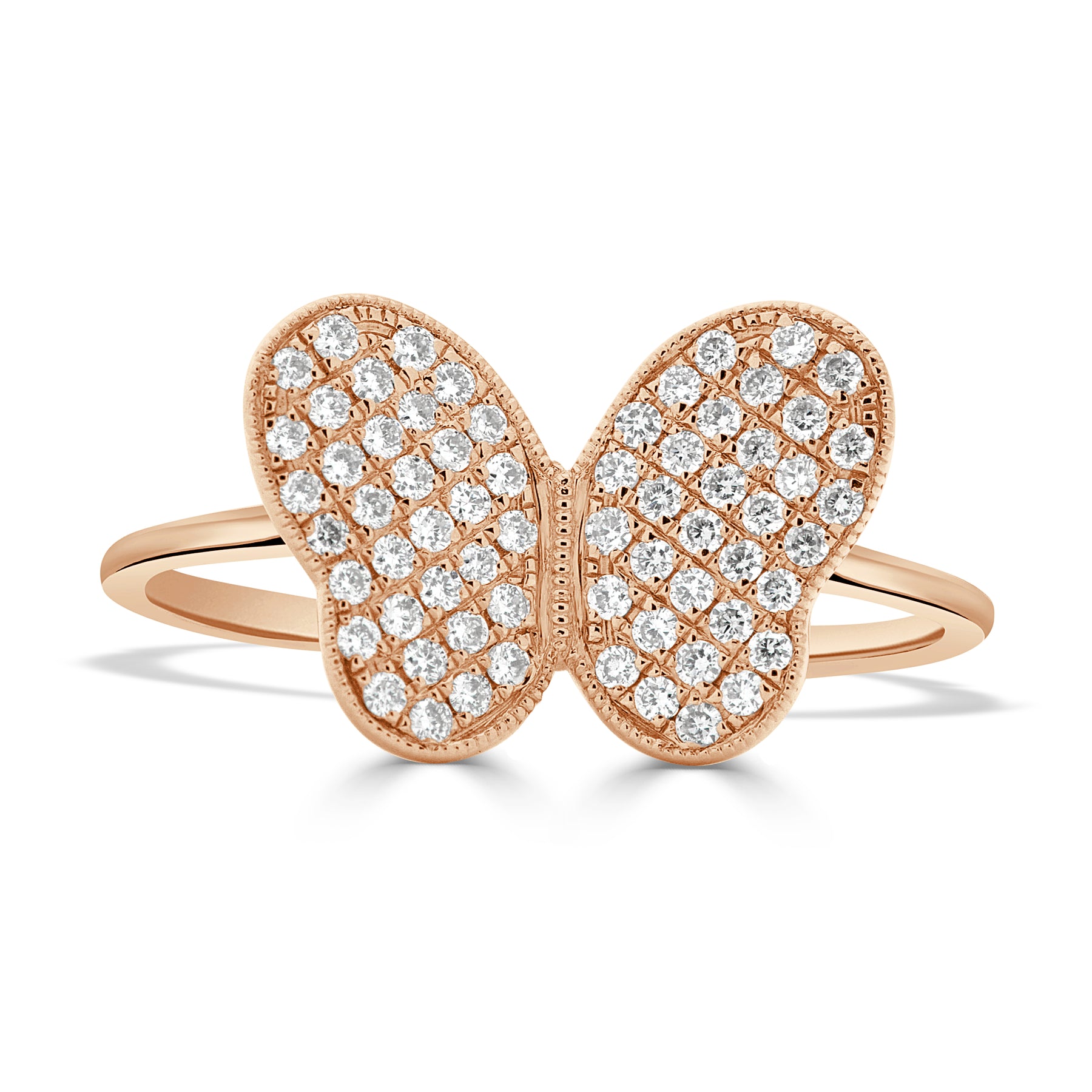Ethereal Butterfly Diamond Dress Ring