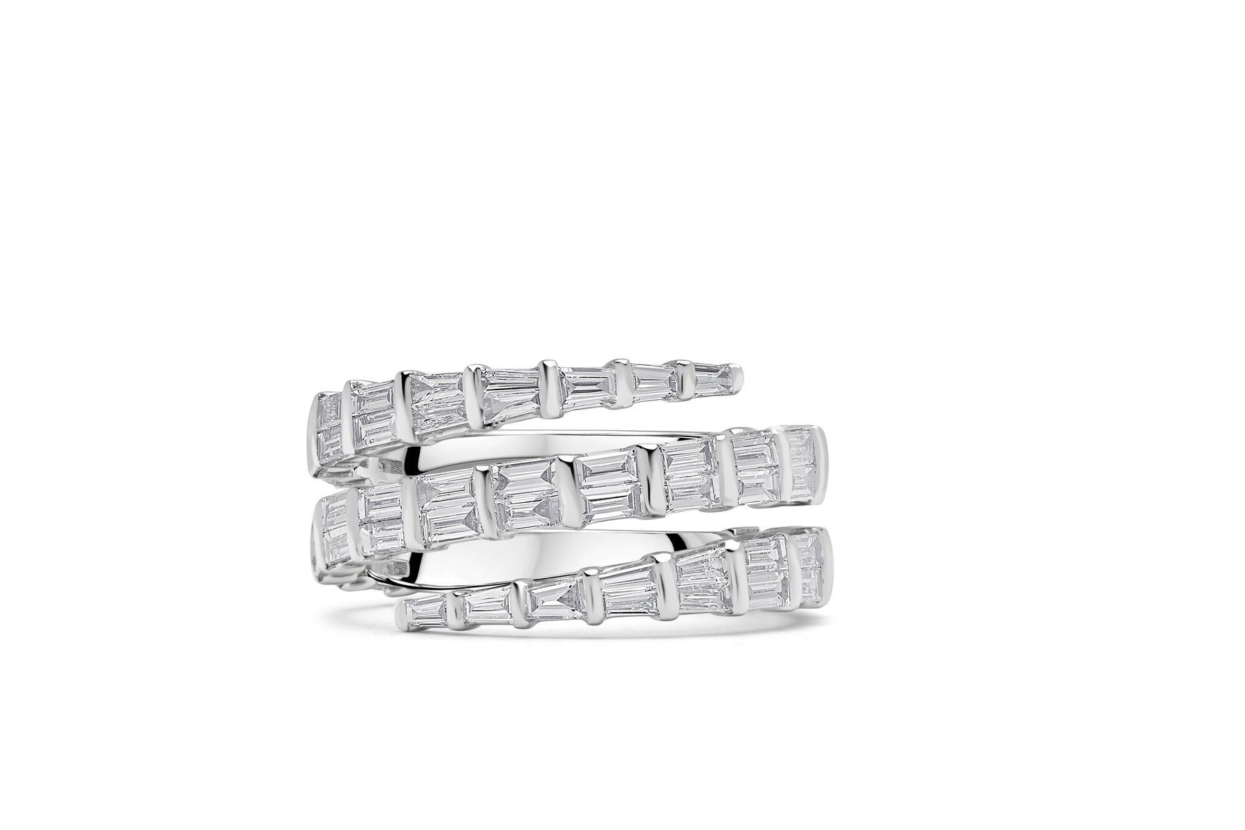Baguette Wrap Design Ring