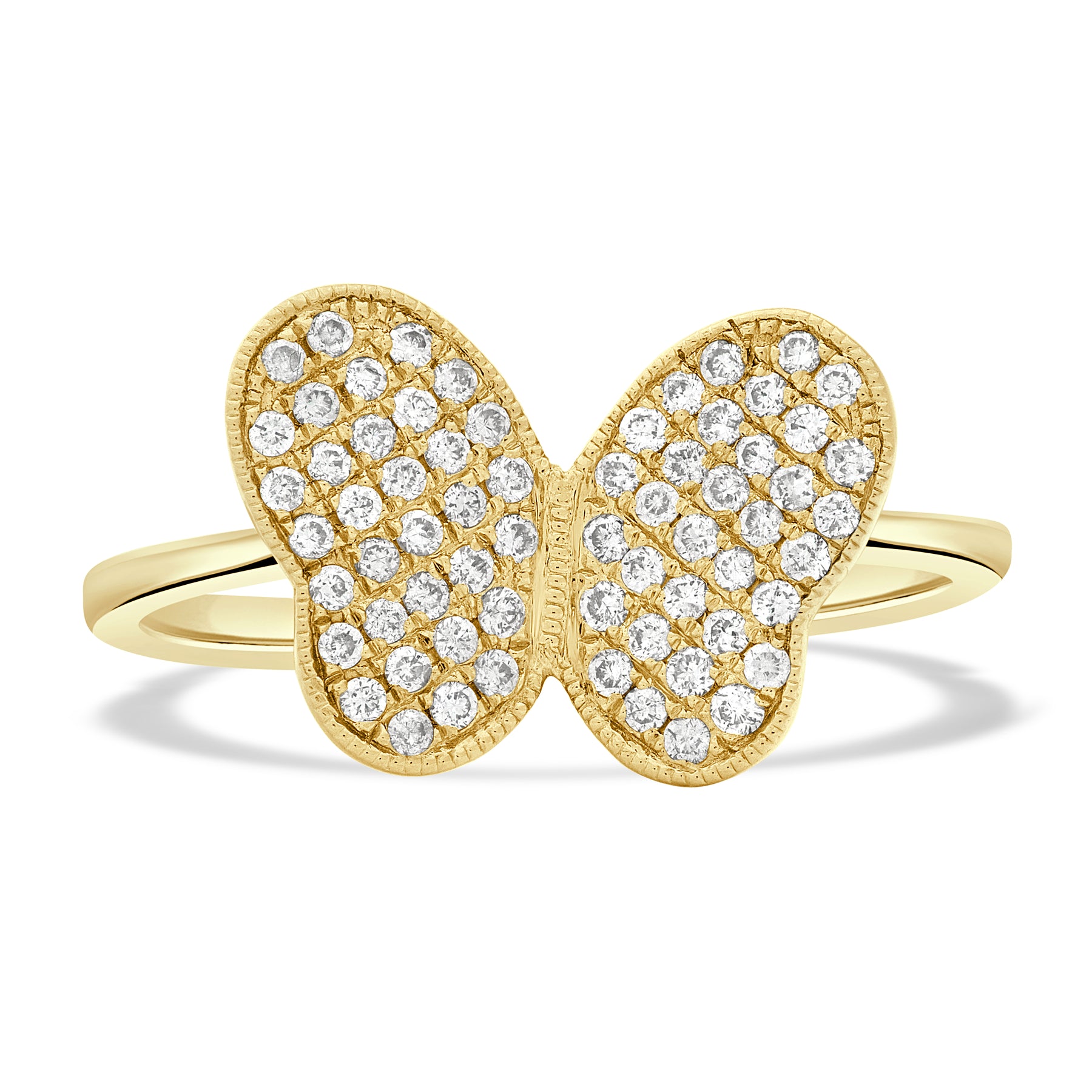 Ethereal Butterfly Diamond Dress Ring