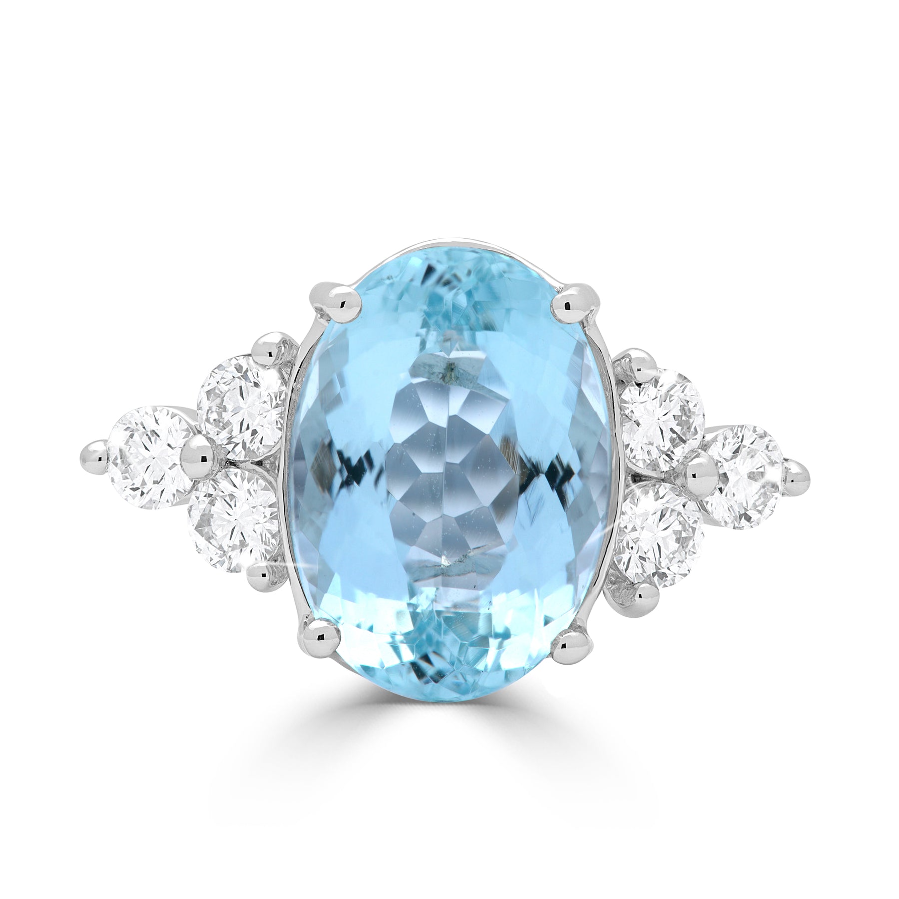 Oval Aquamarine Ring