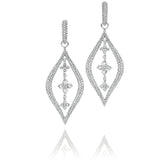 Marquise Shape Diamond Drop Earrings