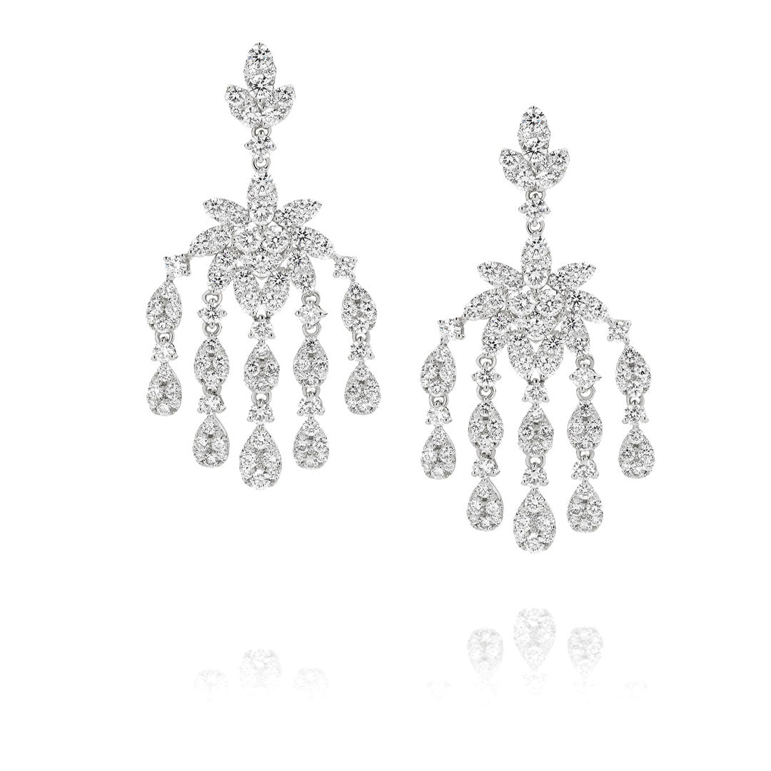 Diamond Chandelier Earrings