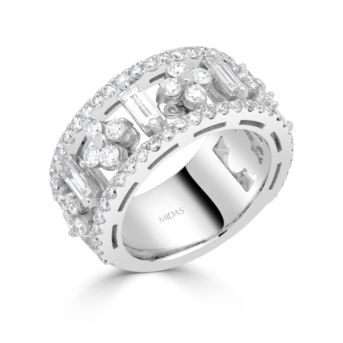 Floral Inspired Diamond Dress Ring