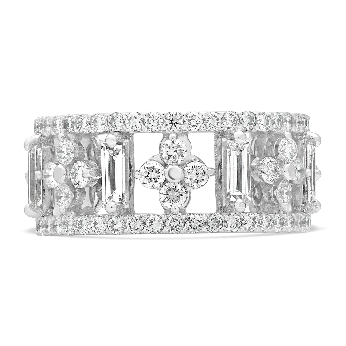 Floral Inspired Diamond Dress Ring