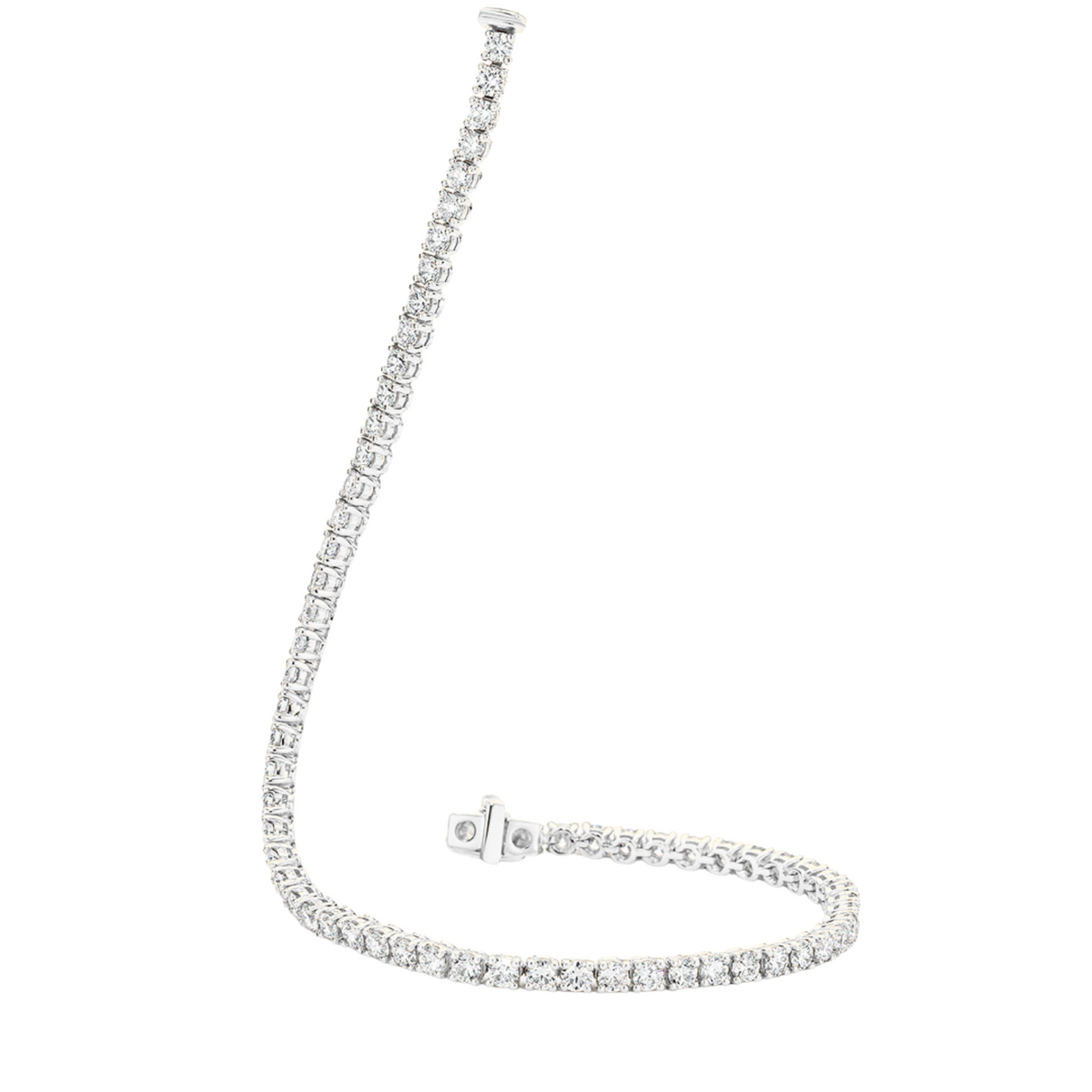 Classic Round Cut Diamond Tennis Bracelet