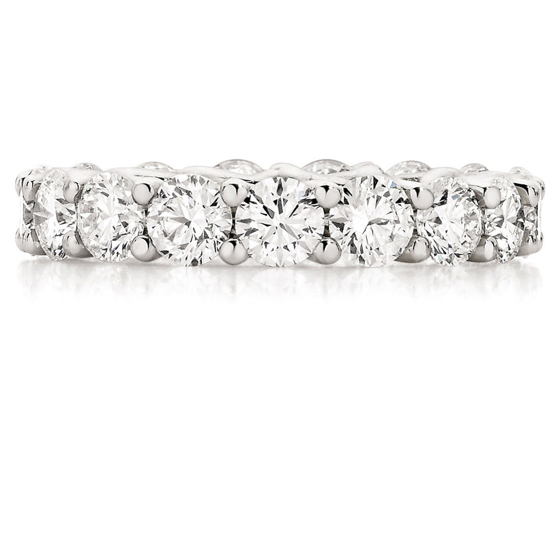 Brilliant Round Cut Full Eternity Diamond Wedding Band