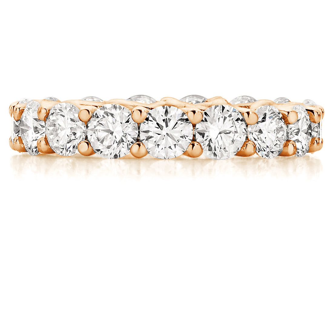Brilliant Round Cut Full Eternity Diamond Wedding Band