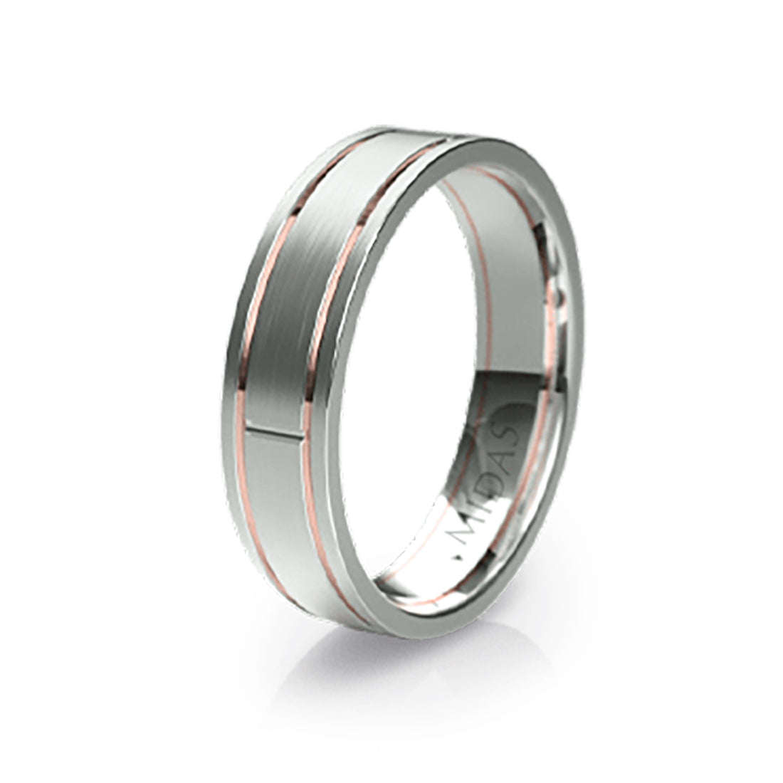 Traditional Band with Side and Middle Detailing Wedding Band
