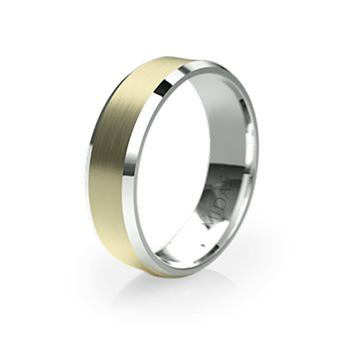 Classic Bevelled Edge Wedding Band