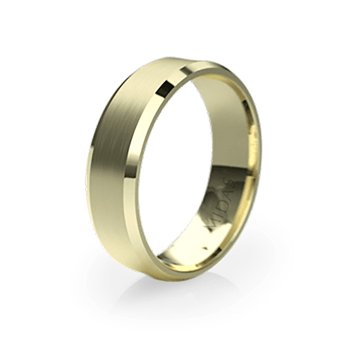Classic Bevelled Edge Wedding Band