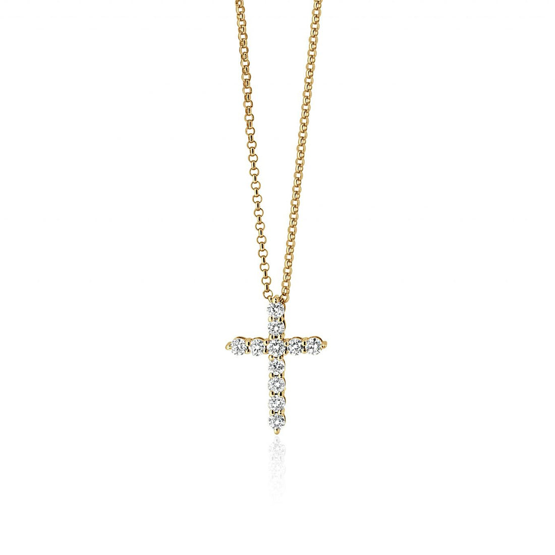 Exquisite Brilliant Cut Diamond Cross