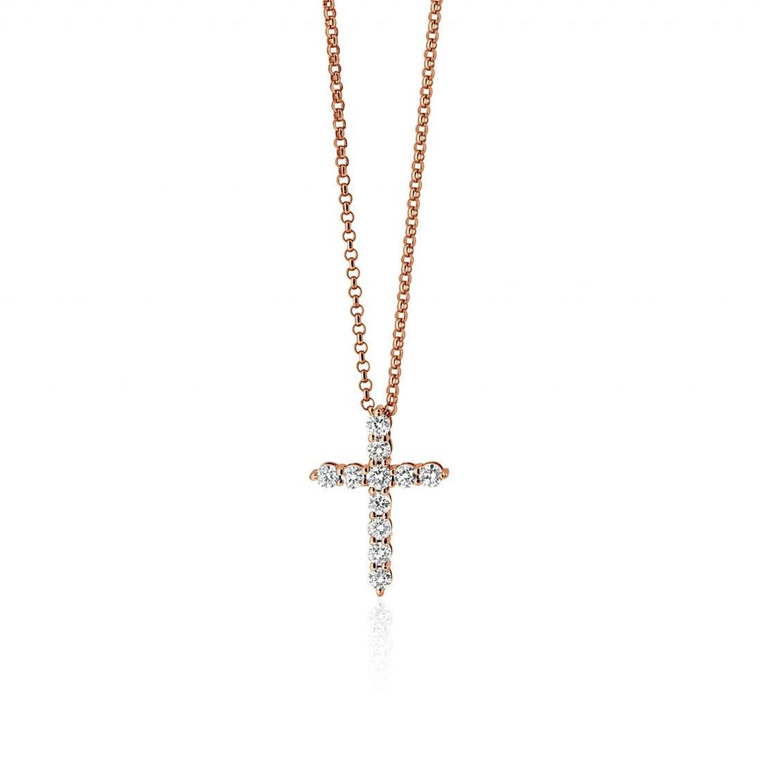 Exquisite Brilliant Cut Diamond Cross
