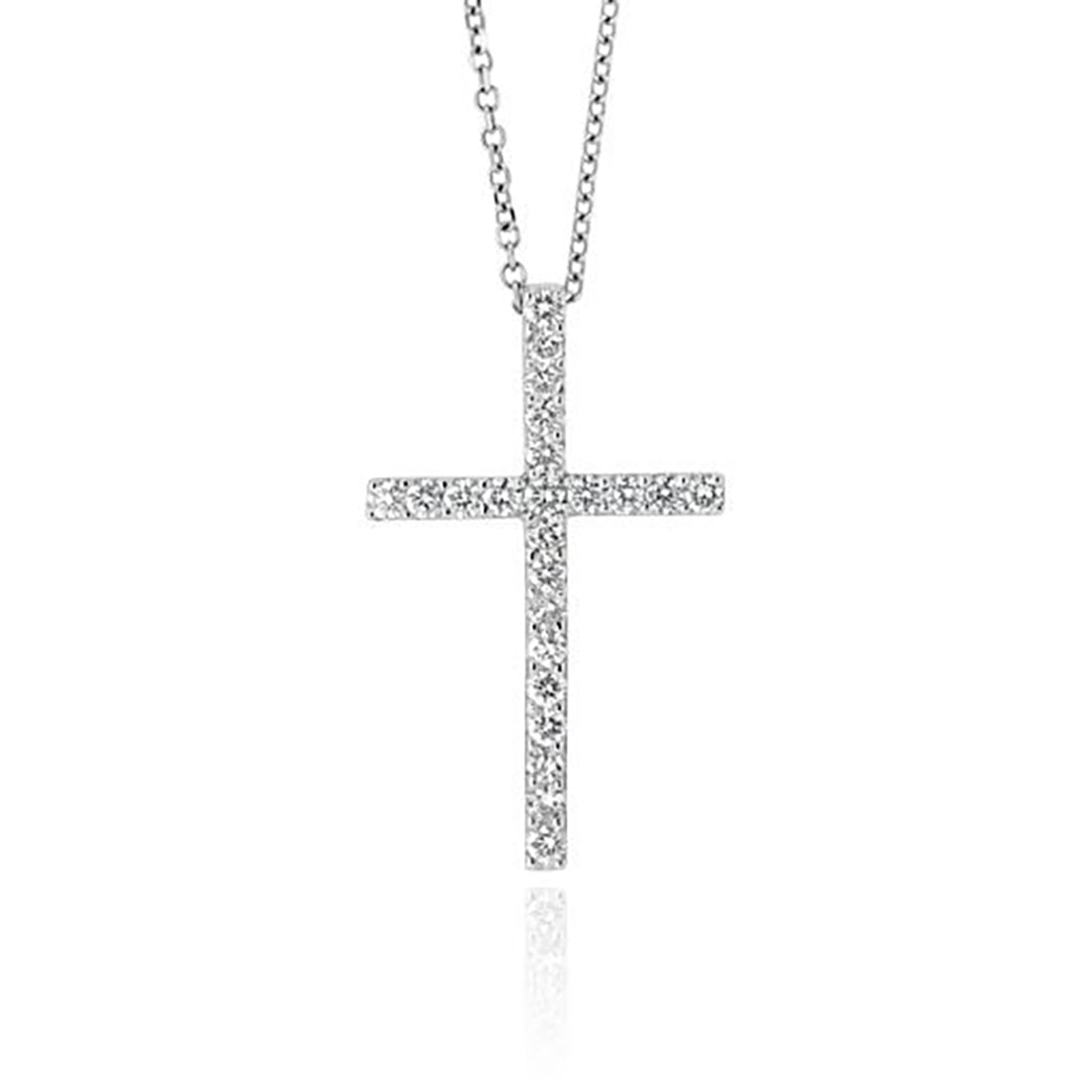 Elegant Diamond Cross Pendant