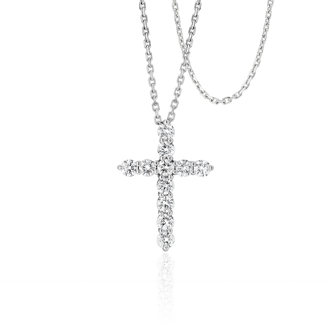 Elegant Diamond Cross Pendant