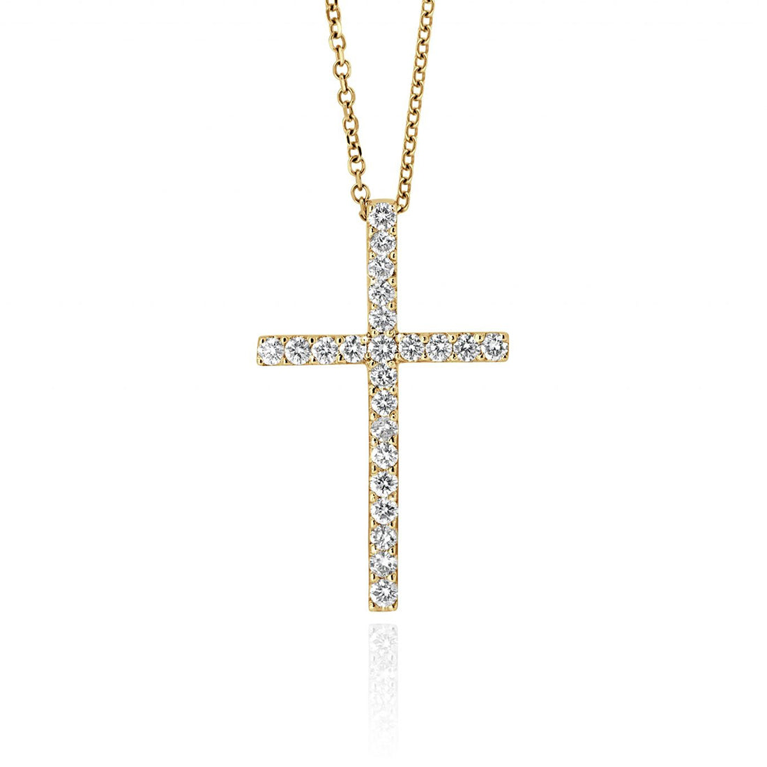 Elegant Diamond Cross Pendant