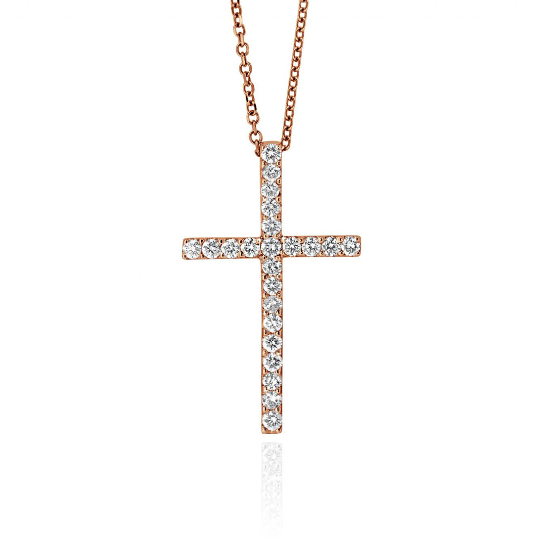 Elegant Diamond Cross Pendant
