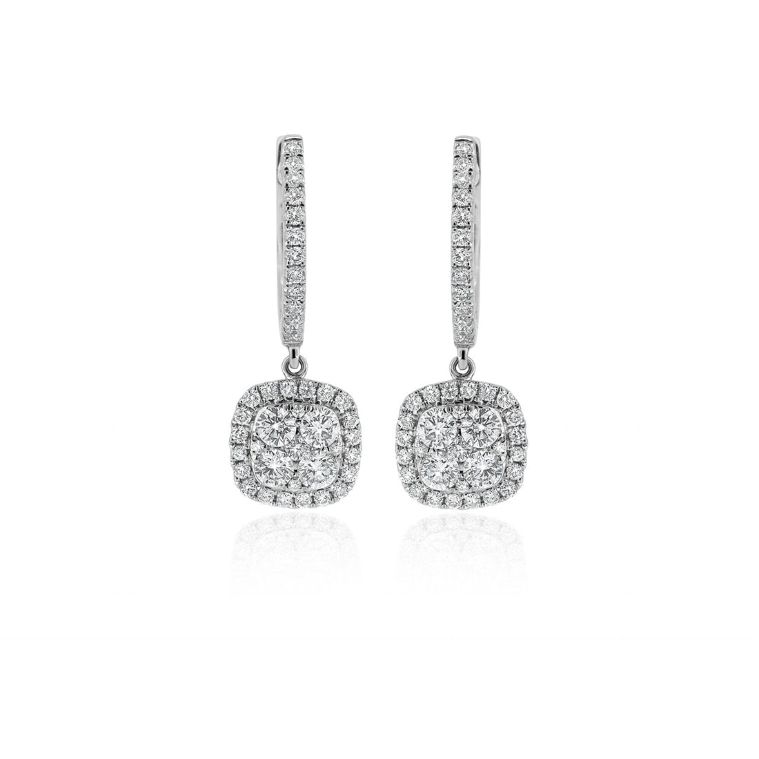 White-gold-diamon-cushion-shaped-earrings