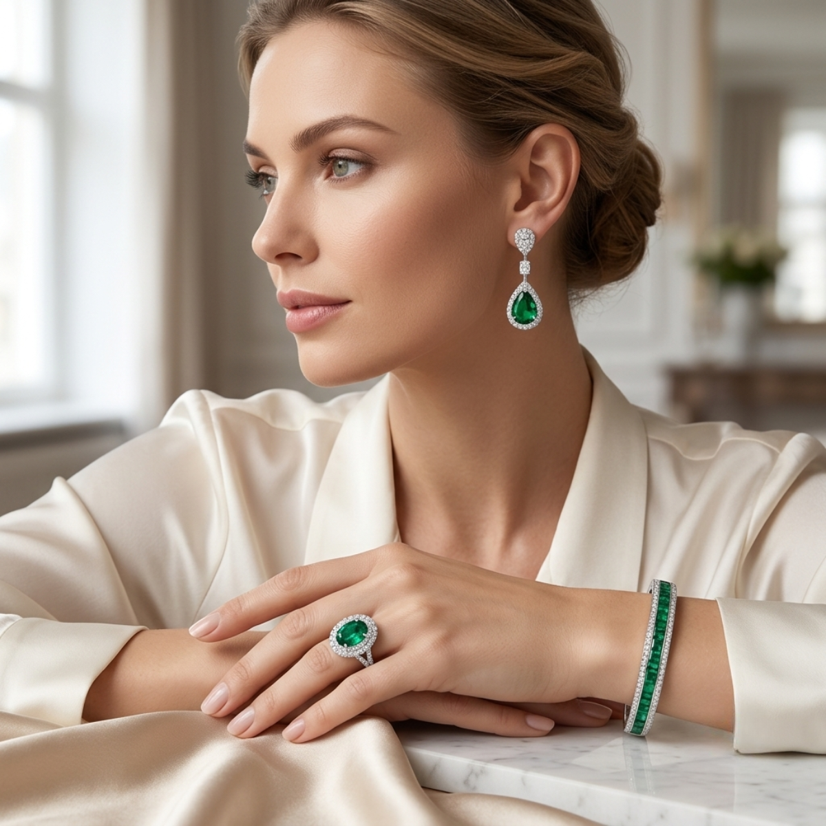 Explore Handcrafted Emerald Jewellery with Lasting Beauty
