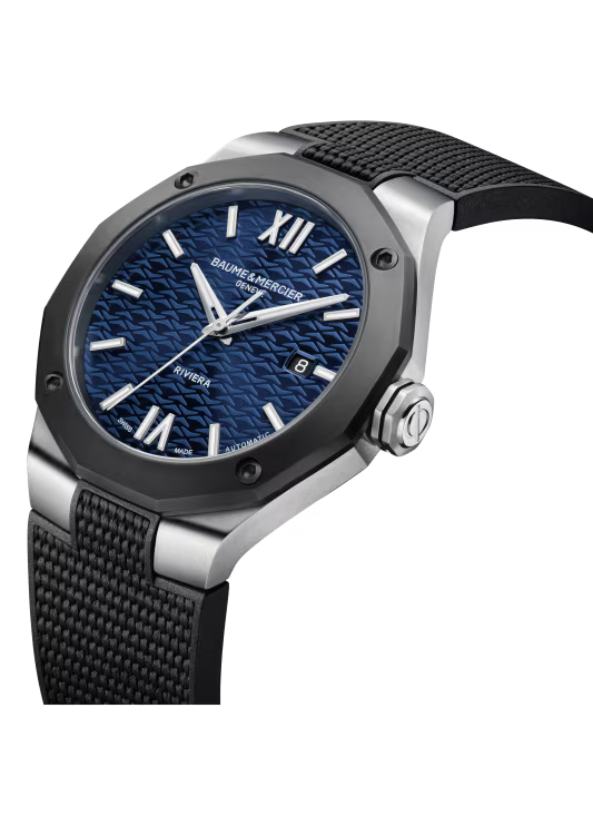 Riviera 10768 Automatic, Date Display Blue Dial Men's Watch 42mm