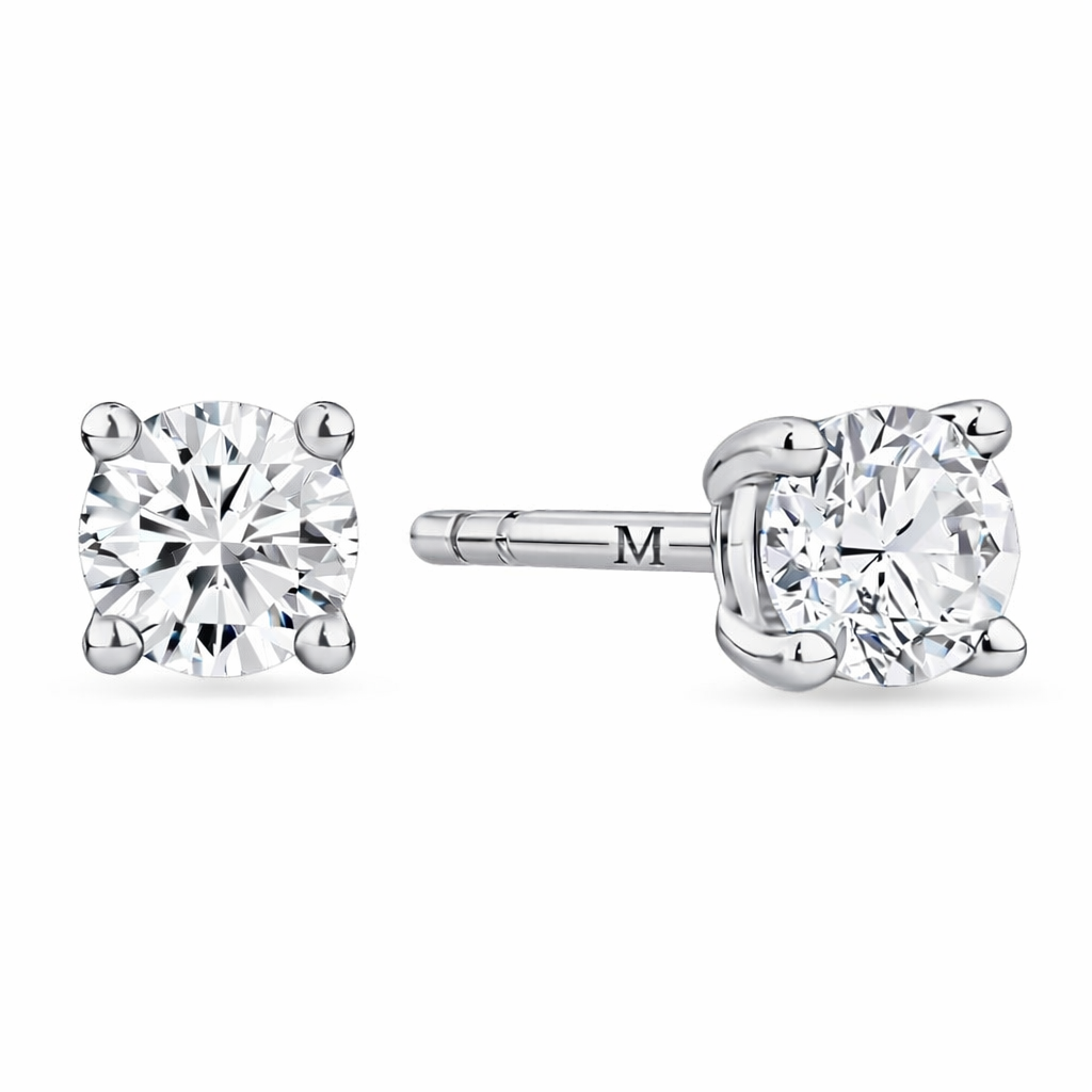 Classic Round Lab Grown Studs