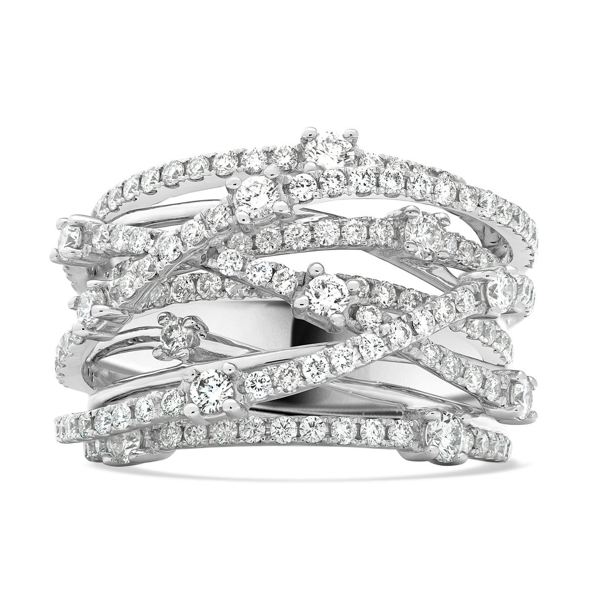 Love Wave Diamond Dress Ring