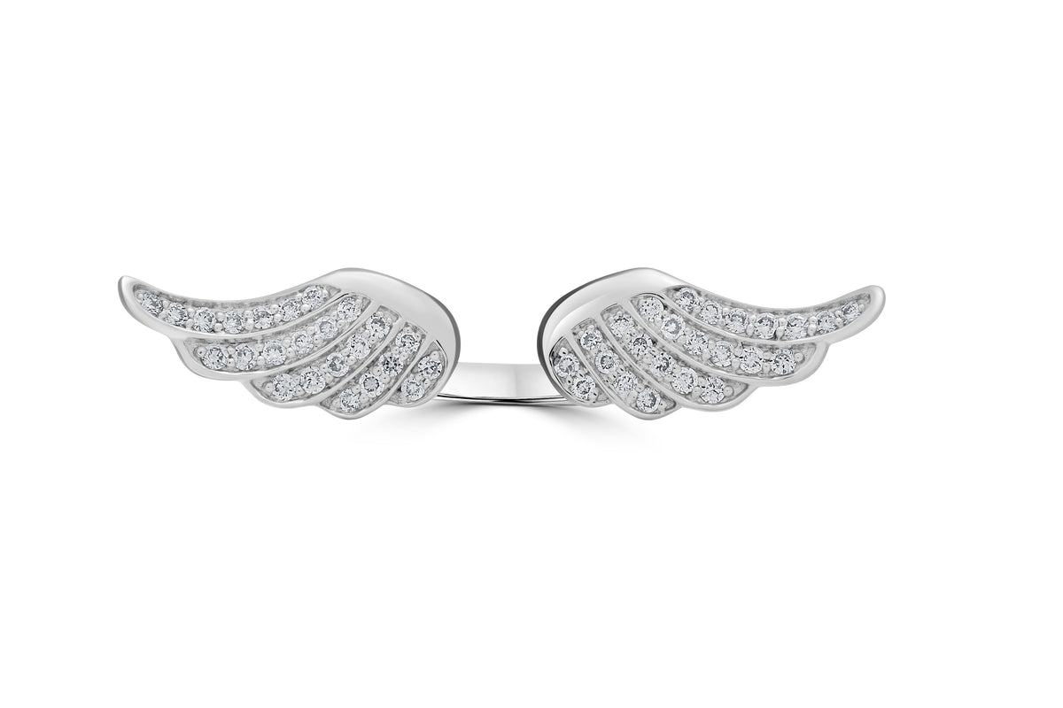 Angel Wings Diamond Ring