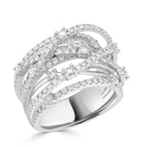 Love Wave Diamond Dress Ring
