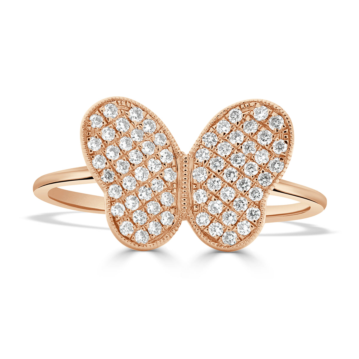 Ethereal Butterfly Diamond Dress Ring