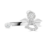 Angel Figure Diamond Ring