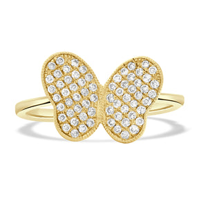 Ethereal Butterfly Diamond Dress Ring