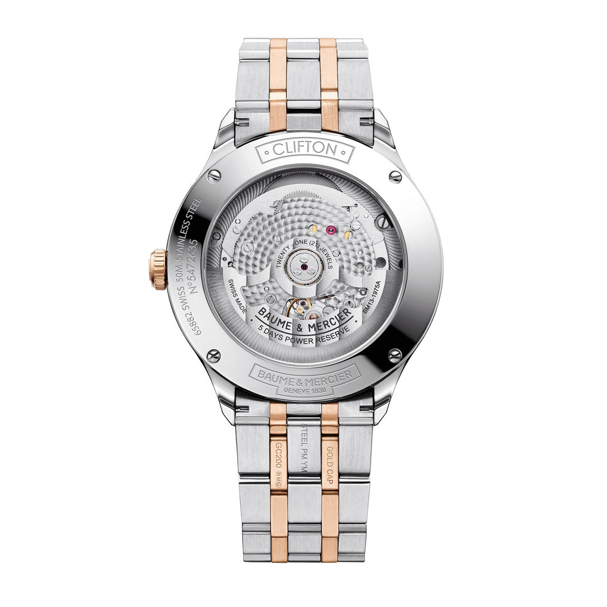 Clifton Automatic, Cosc Certified, Date Men's Watch 40mm