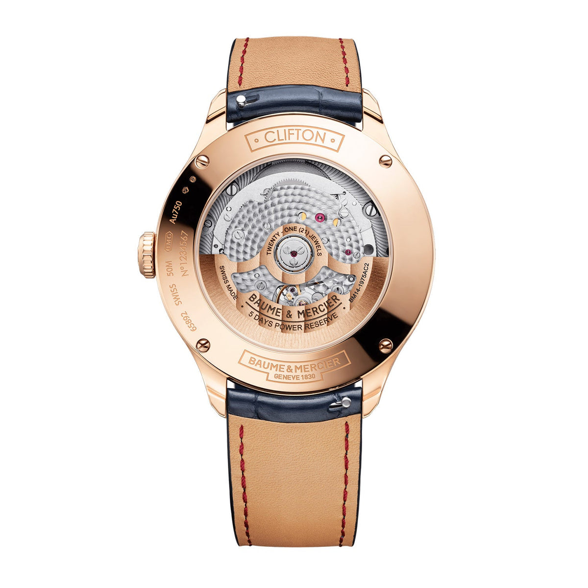 Clifton Automatic Day, Date, Moon Phase Men's Watch 42mm
