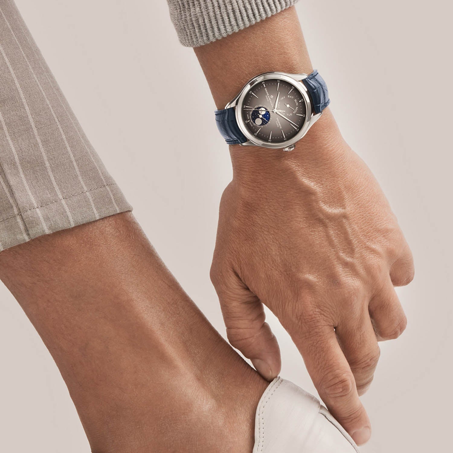 Clifton Automatic Day, Date, Moon Phase Men's Watch 42mm