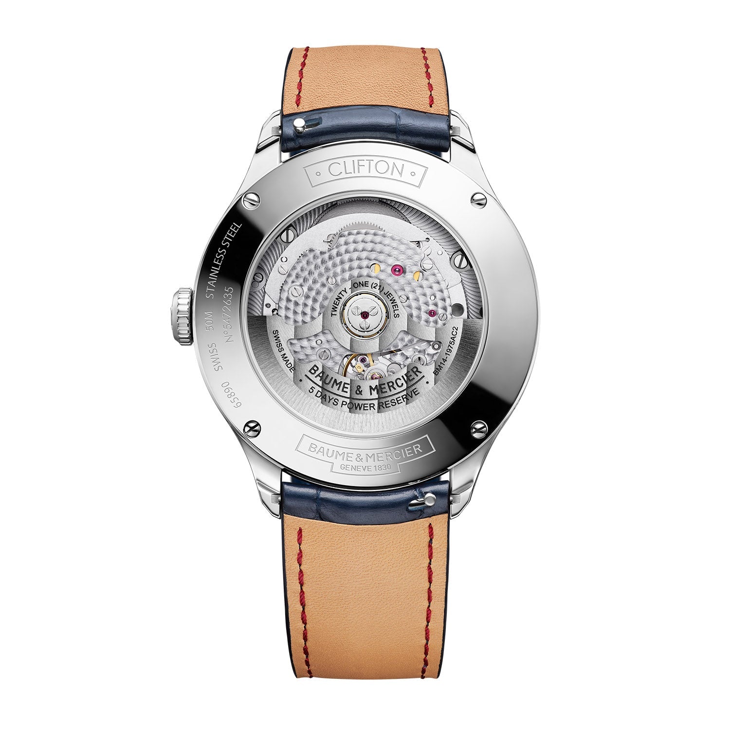 Clifton Automatic Day, Date, Moon Phase Men's Watch 42mm