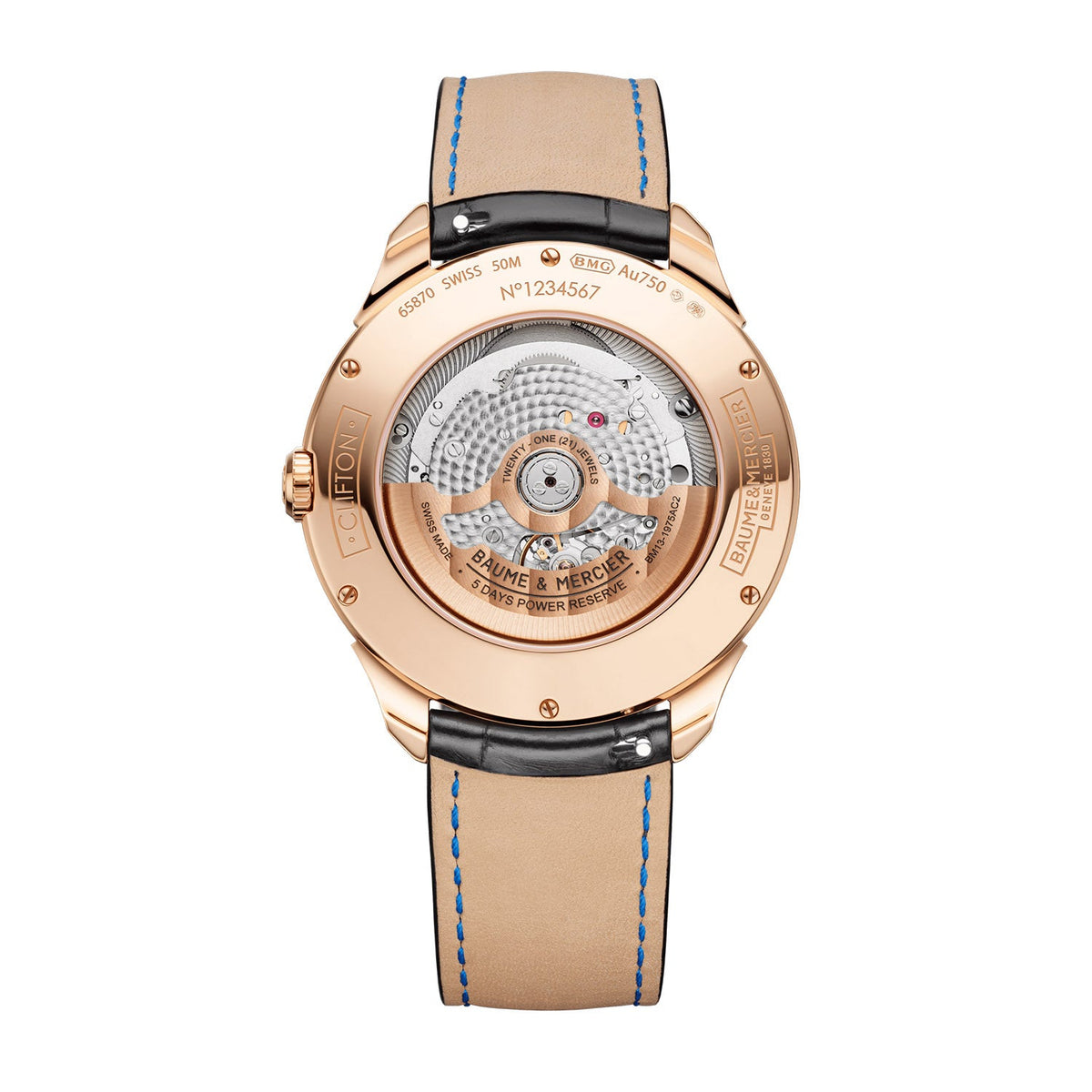 Clifton Baumatic, Perpetual Calendar Men's Watch 42mm