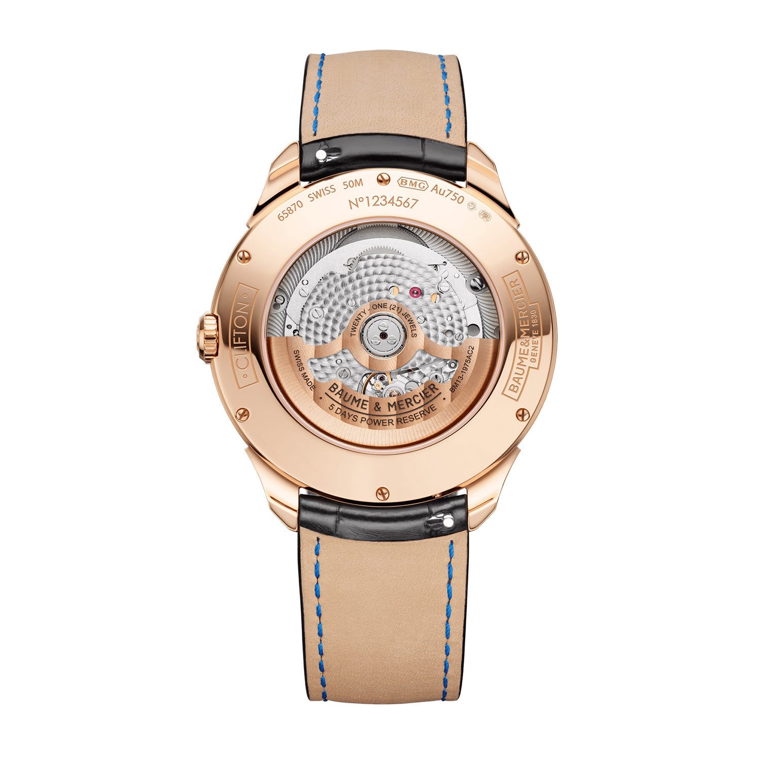 Clifton Baumatic, Perpetual Calendar Men's Watch 42mm