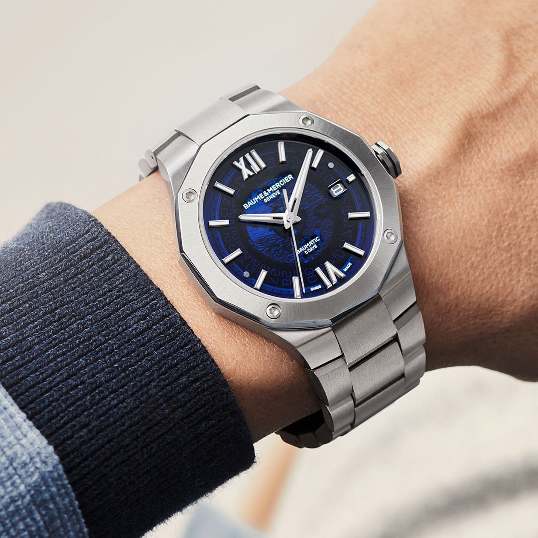 Riviera Automatic, Date Display Men's Watch 42mm