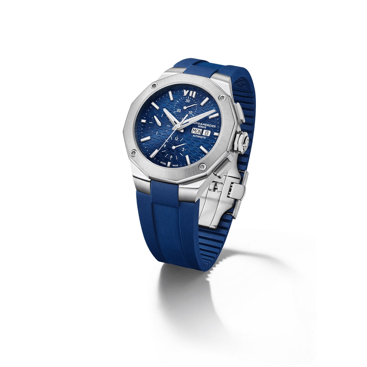 Riviera Blue Automatic Chronograph Men's Watch 43mm