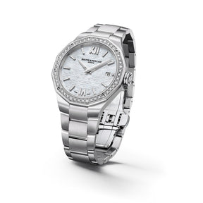 Riviera Quartz Watch, Date Display, Diamond-Set - 36mm