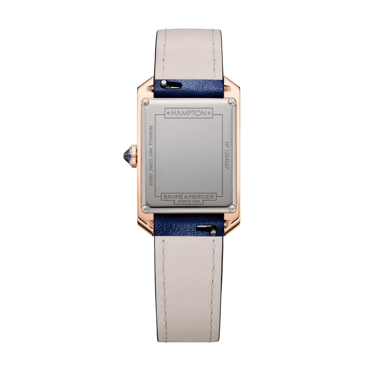 Hampton 18K Pink Gold Titanium Quartz Watch