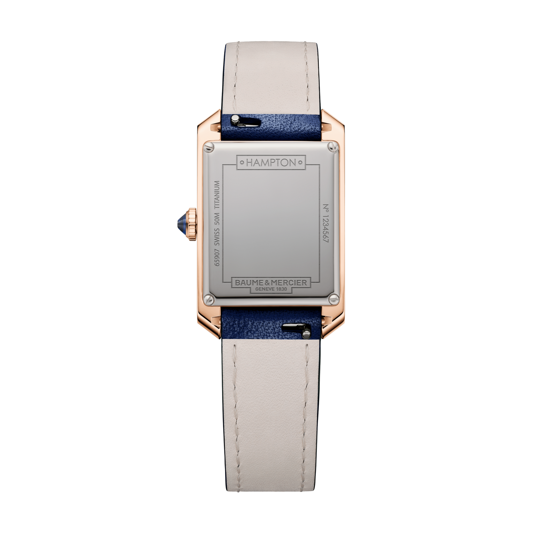 Hampton 18K Pink Gold Titanium Quartz Watch