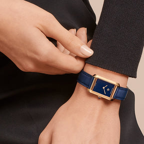 Hampton 18K Pink Gold Titanium Quartz Watch