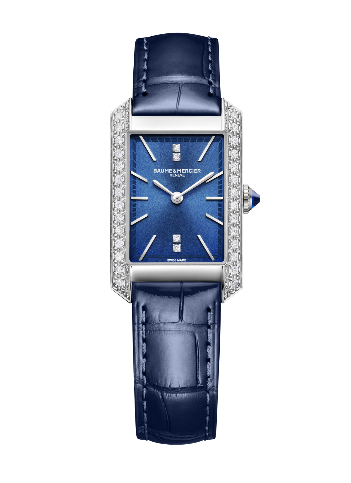 Baume & Mercier Hampton Watch Diamond Set - 35 x 22mm