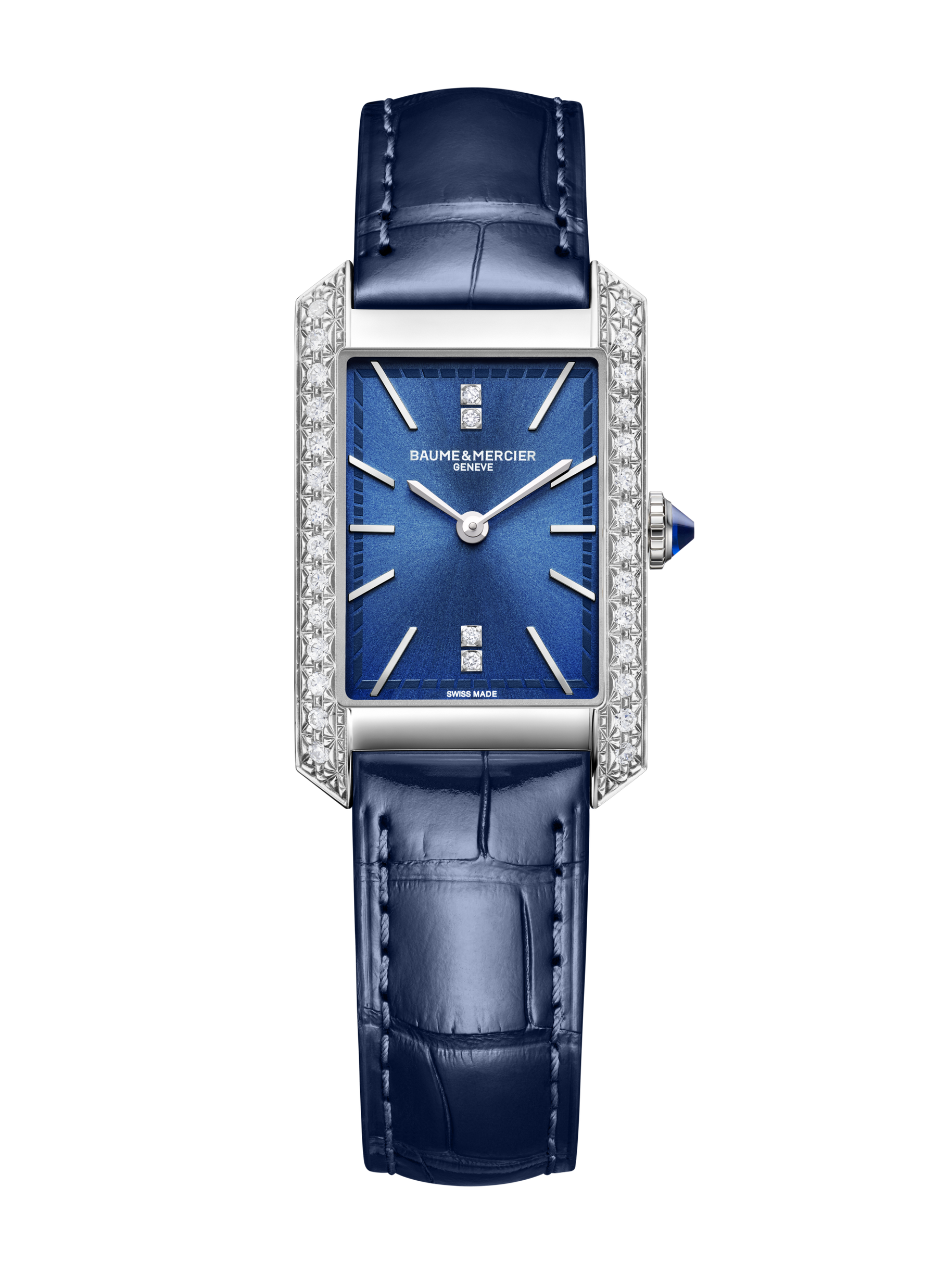 Baume & Mercier Hampton Watch Diamond Set - 35 x 22mm